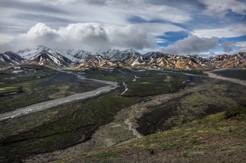 View at Polychrome Pass